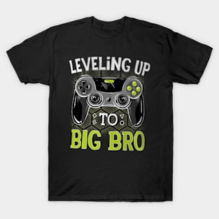 Leveling Up To Big  Brother Video Brother T-Shirt